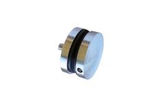 Punkthalter | Edelstahl | V2A | Ø 50 mm |Oval 