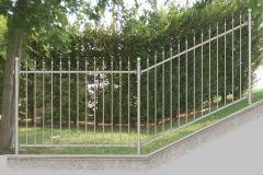 Gartenzaun | Zaunelement Uniflex Typ 4 | verzinkt | Breite 1970 mm | Höhe 1100 mm