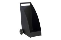 Kaminholzwagen WOOD rund Schwarz