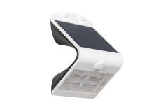  Solarleuchte LEONARDO Weiß LED Warmweiß