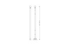 Pfosten zum Aufschrauben | passend zu UNIflex Typ 1 / Typ 2 / Typ 3 