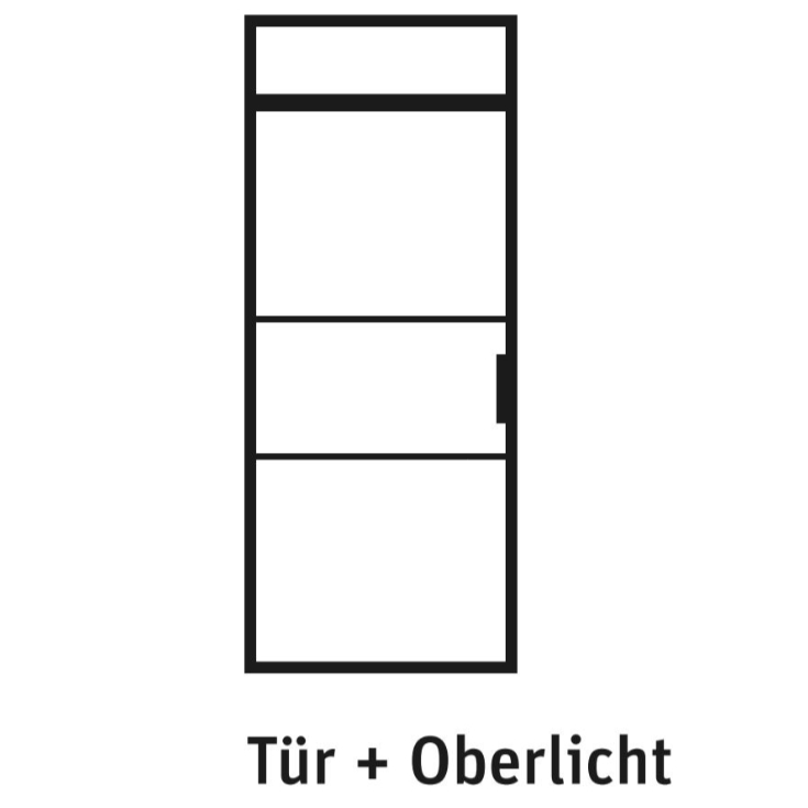 lofttuere-tuer-oberlicht Lofttüre LOFT DE LUXE Tür und Oberlicht