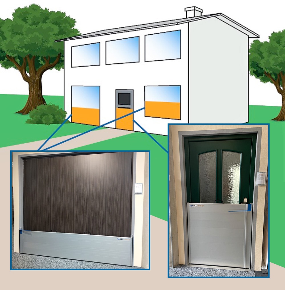 Vorteile Hochwasserschutz für Türen