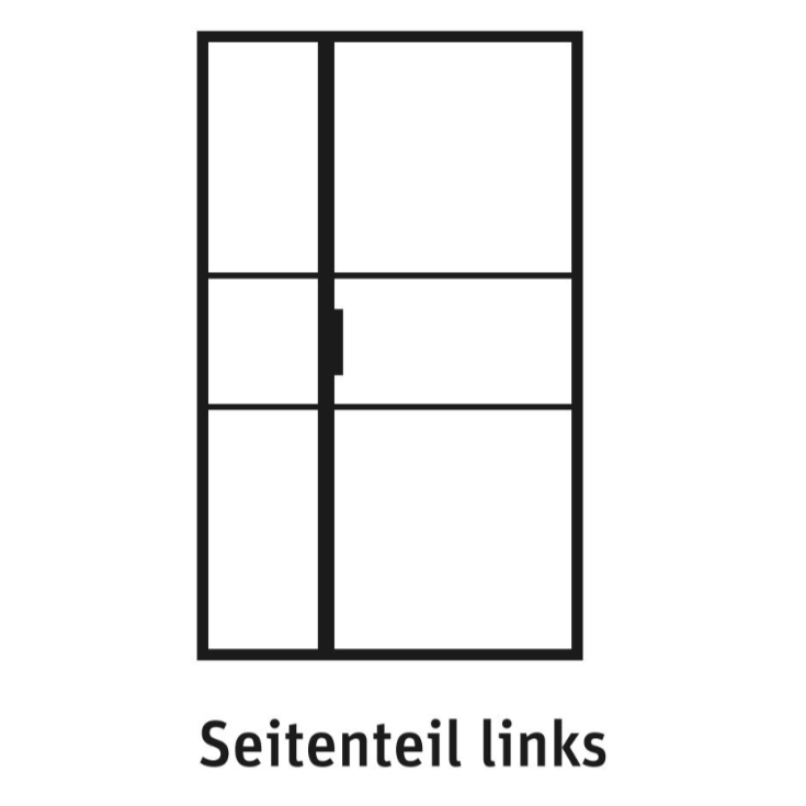 lofttuere-loft-de-luxe-seitenteil-links Lofttüre LOFT DE LUXE Seitenteil links